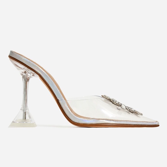 Last restock Amina dazzling mule silver - Picture 6 of 8